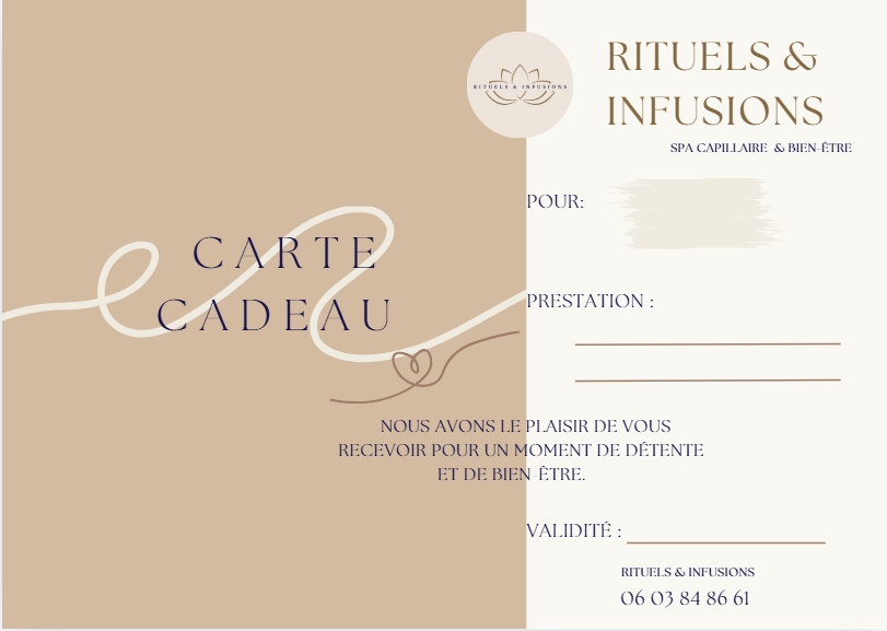 Carte cadeau Rituels & Infusions